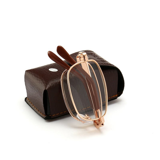 Metal ultralight foldable reading glasses