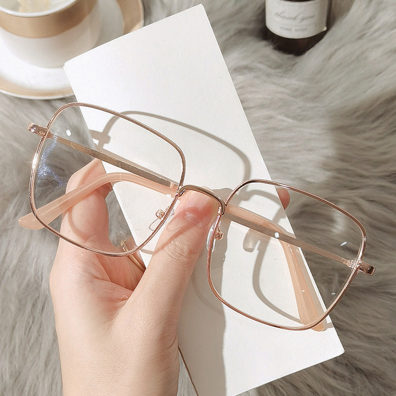 Glitter edge anti-blue light reading glasses