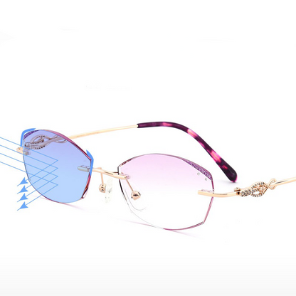 Anti-fatigue anti-blue light reading glasses