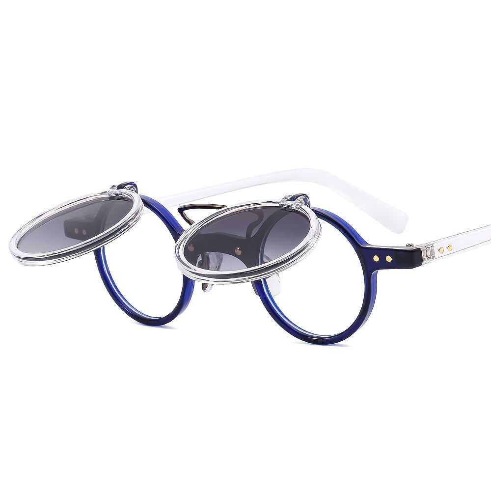 Double-layer flip uv protection sunglasses