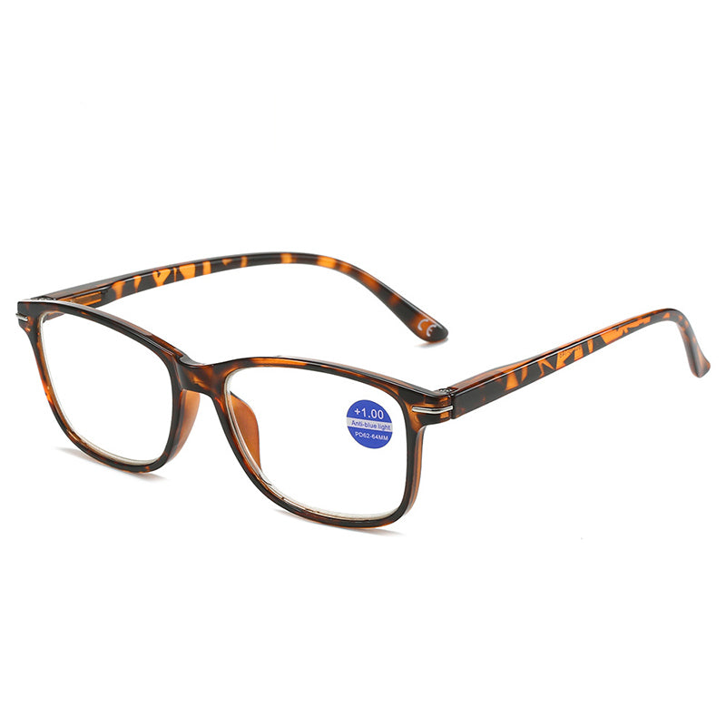 Anti-blue light small square frame reading glasses
