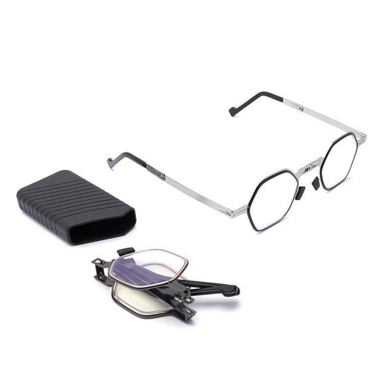 Screwless ultra light folding glasses (free box)