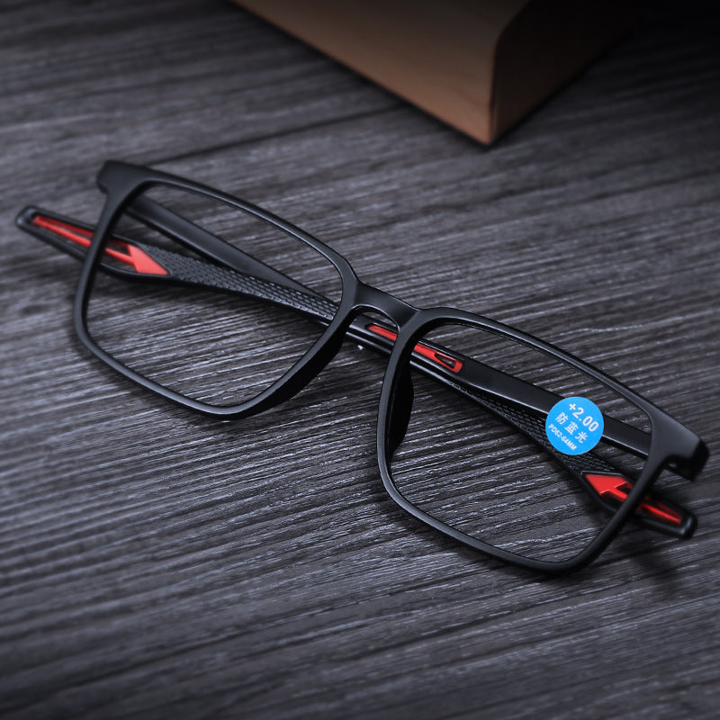 Non-slip casual anti-blue light reading glasses