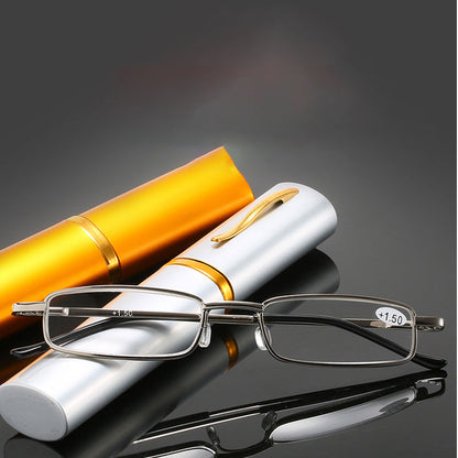 Portable anti-blue light reading glasses