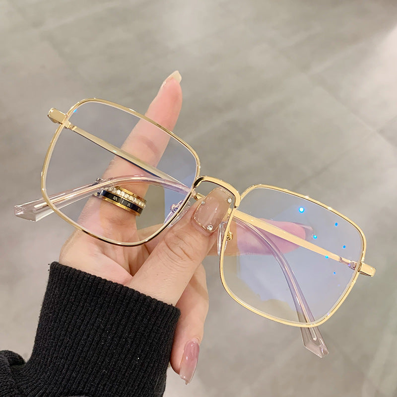Glitter edge anti-blue light reading glasses