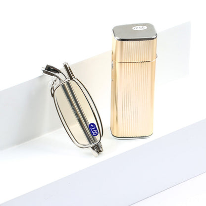 Folding anti-blue light reading glasses