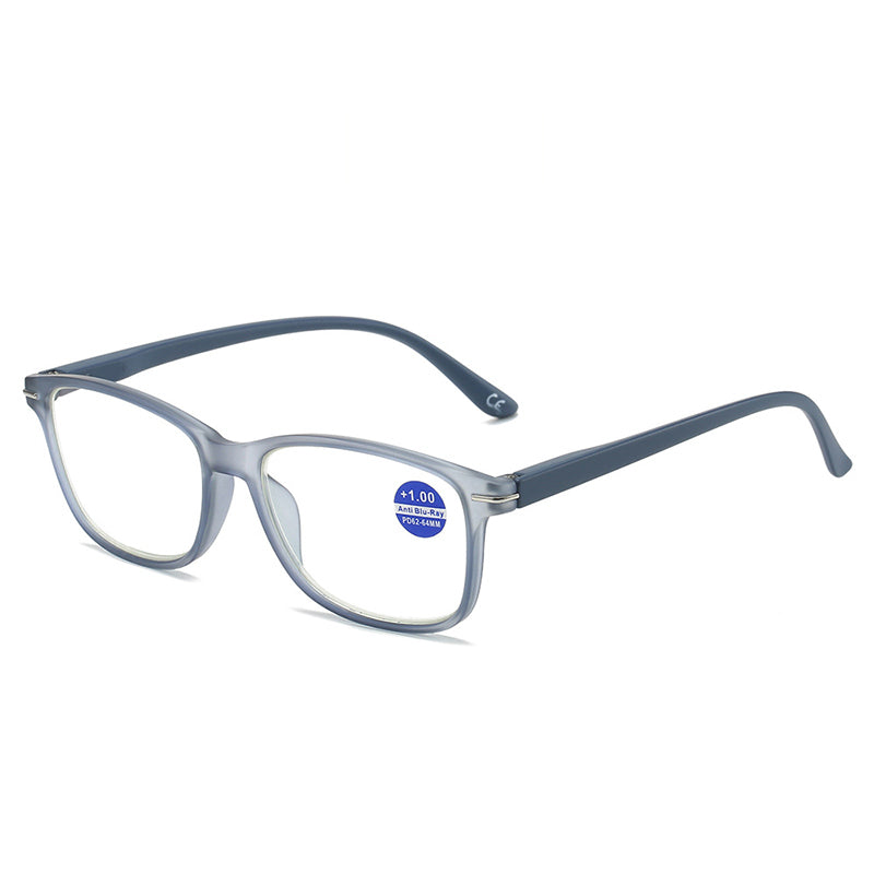 Anti-blue light small square frame reading glasses