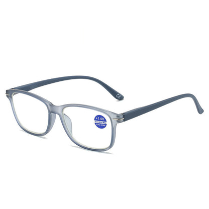 Anti-blue light small square frame reading glasses