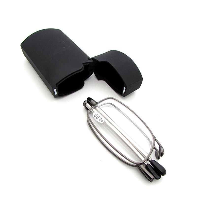 Mini portable folding reading glasses