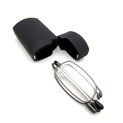Mini portable folding reading glasses
