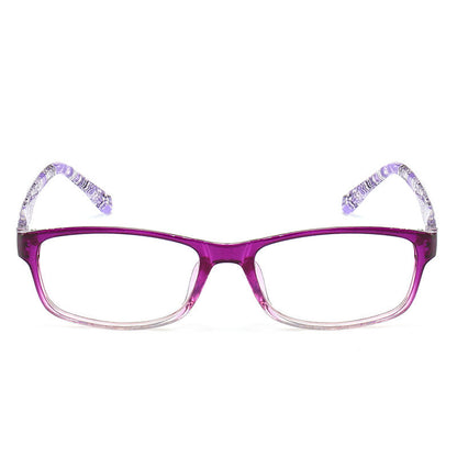 Printed resin anti-blue light reading glasses