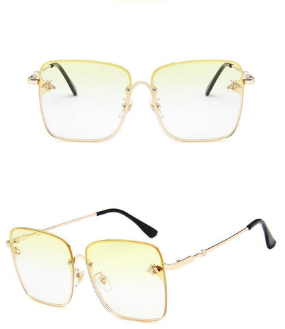 Hot!Square Bee Sunglasses