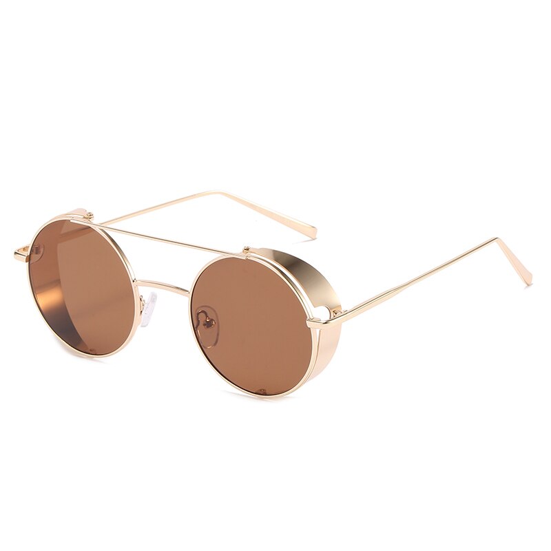 Classic Round Steampunk Sunglasses