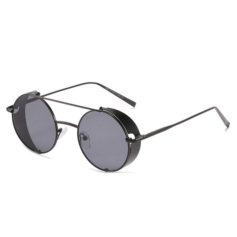 Classic Round Steampunk Sunglasses