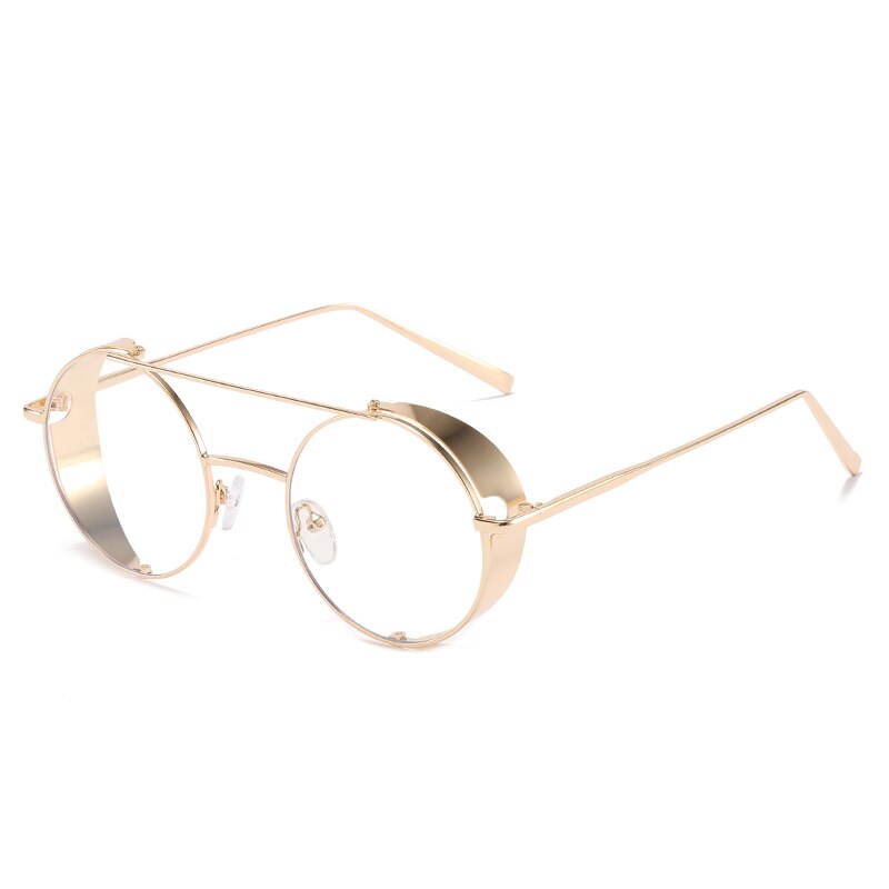 Classic Round Steampunk Sunglasses