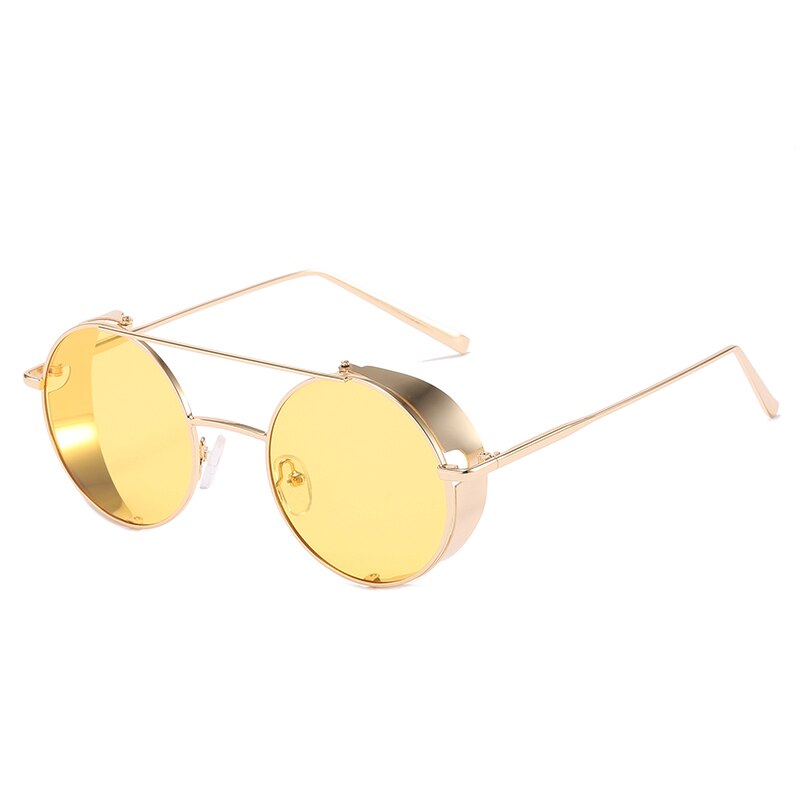 Classic Round Steampunk Sunglasses