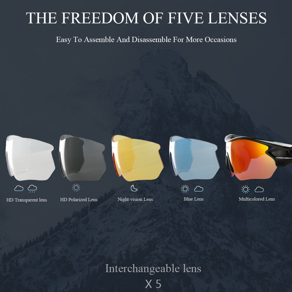 Professional Polarized Bike Goggles
