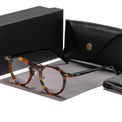 Ron Retro Round Acetate Glasses Frame
