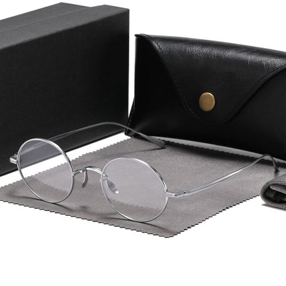 Biron Vintage Round Titanium Eyeglasses Frame