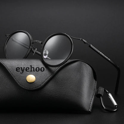 Mael Titanium Vintage Round Eyeglasses Frames