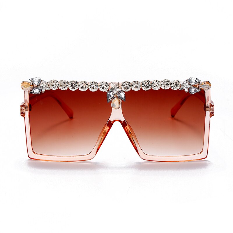 Punk Diamond Rhinestone Eyeglasses UV400