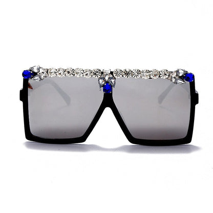 Punk Diamond Rhinestone Eyeglasses UV400