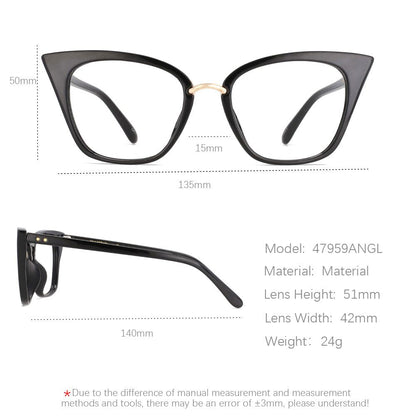 Cat Eye Anti Blue Light Ladies Computer Glasses