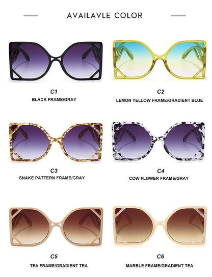 Oversized Square Luxury Sunglasses