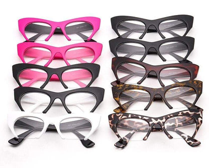 Fashion Retro Half frame Cat eye Women Glasses