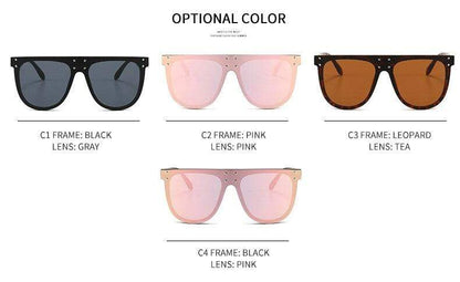 Fashion Unique Rivet Square Sunglasses