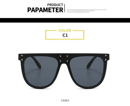 Fashion Unique Rivet Square Sunglasses