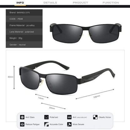 HD Polarized Oculos fashion Men Sunglasses