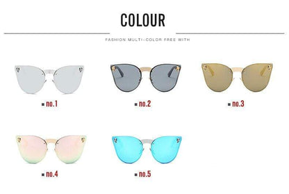 Unisex Cat Eye Sun Glasses
