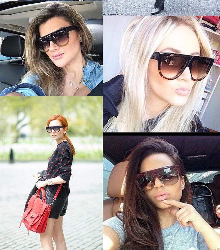 Flat top Oversized Sunglasses