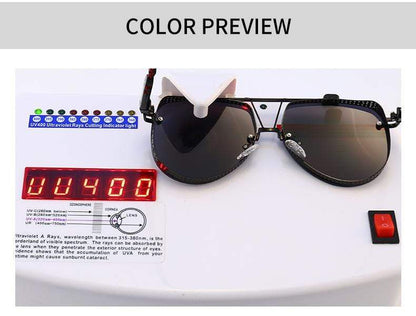 New Hollow Pattern Oval Sunglasses