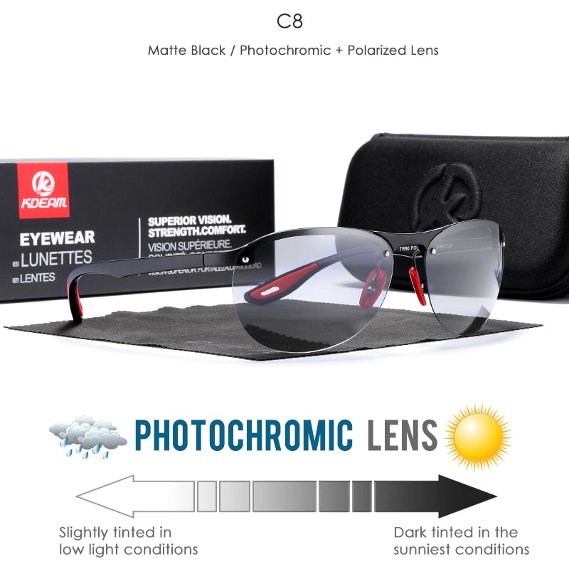 Rimless Oval Men's Sunglasses