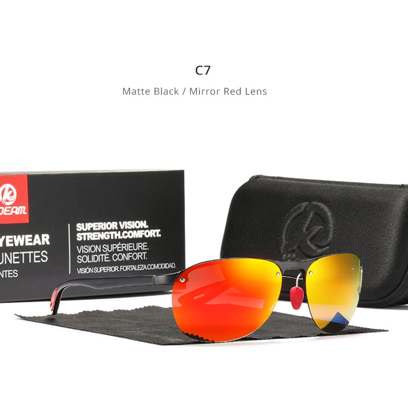 Rimless Oval Men's Sunglasses