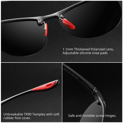 Rimless Oval Men's Sunglasses