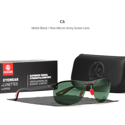 Rimless Oval Men's Sunglasses