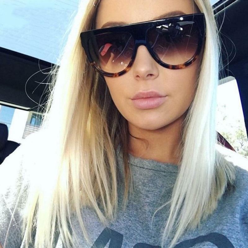 Flat top Oversized Sunglasses