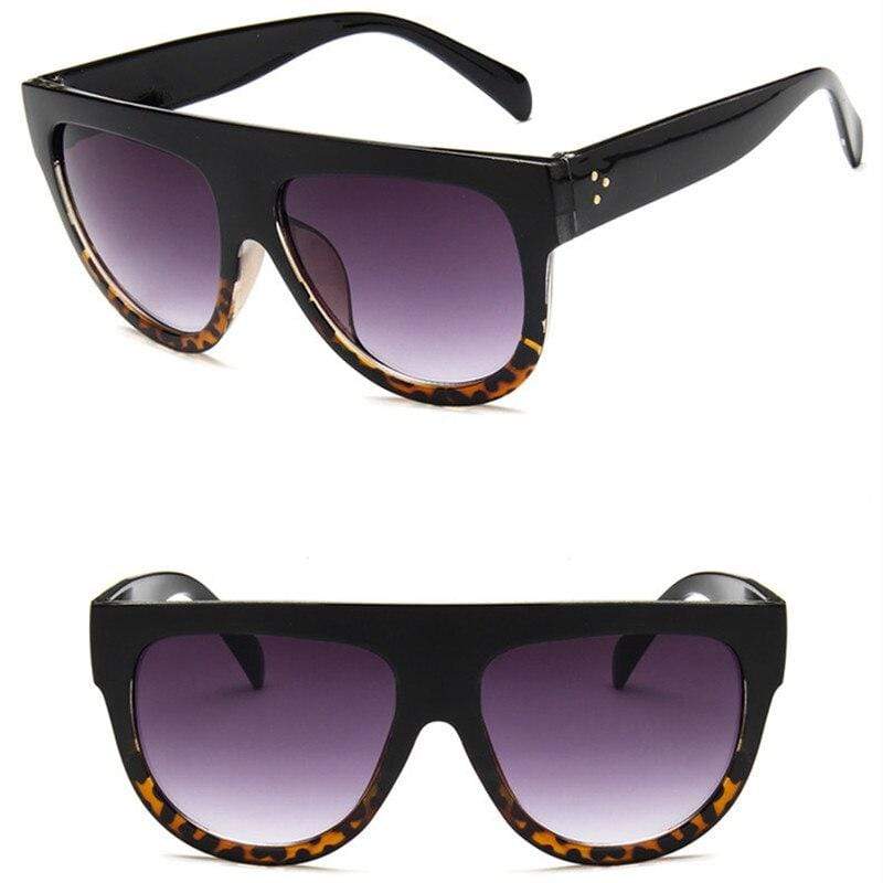 Flat top Oversized Sunglasses