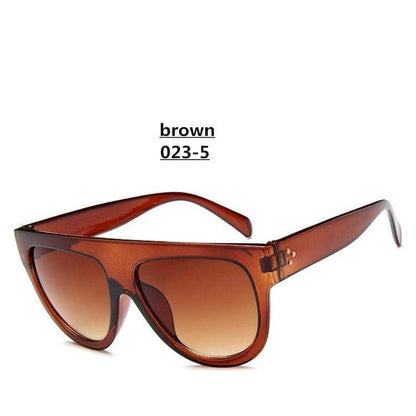 Flat top Oversized Sunglasses