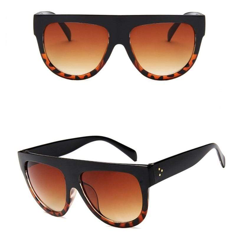 Flat top Oversized Sunglasses