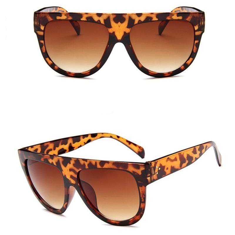 Flat top Oversized Sunglasses