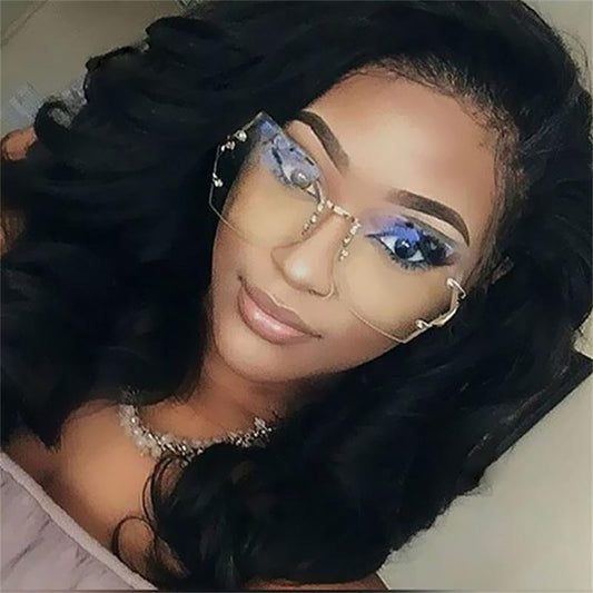 New Rimless Clear Sunglasses