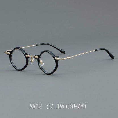 Logan Retro Geometric Glasses Frame