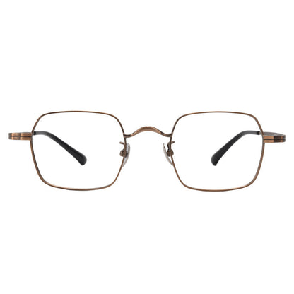 Retro Titanium Square Glasses Frame 6801