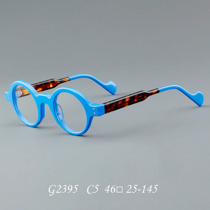 Colee Vintage Round Acetate Glasses Frame