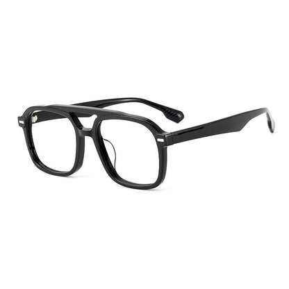 Retro Acetate Square Glasses Frames 8116