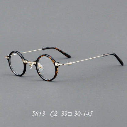 Botolf Vintage Round Acetate Glasses Frame